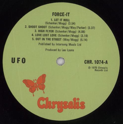 UFO Force It UK vinyl LP album (LP record) (309103)